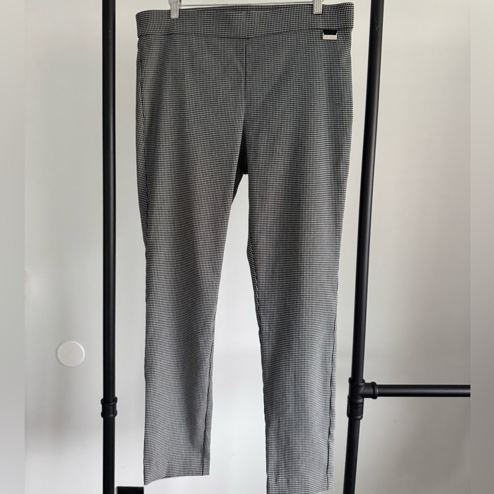 Calvin Klein Houndstooth Stretch Trousers